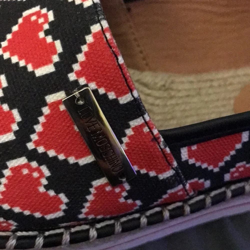 Moschino size 7 espadrille new - Picture 3 of 4